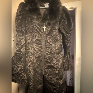 Killstar Evarose Brocade Coat XL nwt